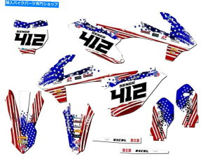 Graphics decal kit 2018-2023 SX 85 Merica USA Senge Graphics Kit KTMƌ݊ 2018-2023 SX 85 MERICA Usa Senge Graphics Kit Compatible with KTM