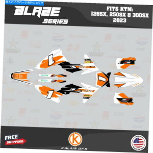 Graphics decal kit KTM MX�̃O���t�B�b�N�L�b�g2�X�g���[�N125SX 250SX 300SX 2023 Blaze -Orange Graphics Kit for KTM MX 2-stroke 125SX 250SX 300SX 2023 Blaze - Orange�y���s�A���i�z