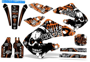 Graphics decal kit �z���_CR125R CR250R�_�[�g�o�C�N�O���t�B�b�N�X�e�b�J�[�L�b�g�f�J�[�����b�vMX 97-99�T�[�J�X�I���O Honda CR125R CR250R Dirt Bike Graphic Sticker Kit Decal Wrap MX 97-99 CIRCUS ORG�y���s�A���i�z