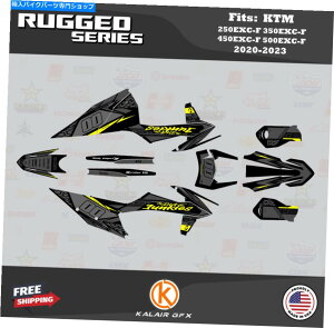 Graphics decal kit KTM̃OtBbNLbg250EXC-F 350EXC-F 450EXC-F 500EXC-F 2020-23 Rugged-Yellow Graphics Kit for KTM 250EXC-F 350EXC-F 450EXC-F 500EXC-F 2020-23 Rugged-Yellow
