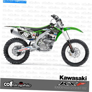 Graphics decal kit OtBbNfJ[XebJ[KX450F KXF450 2012-2015p̃tLbg GRAPHICS DECALS STICKERS FULL KIT FOR KAWASAKI KX450F KXF450 2012-2015