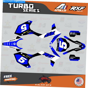 Graphics decal kit Apollo RXF Freeride 150 190 TurboV[Yp̃OtBbNLbg-Blue Graphics Kit for Apollo RXF Freeride 150 190 Turbo Series - Blue