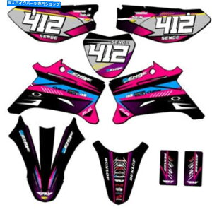 Graphics decal kit 2008-2022 TTR 110 Surge Pink Senge Graphics Kit Yamahaƌ݊ 2008-2022 TTR 110 SURGE Pink Senge Graphics Kit Compatible with Yamaha