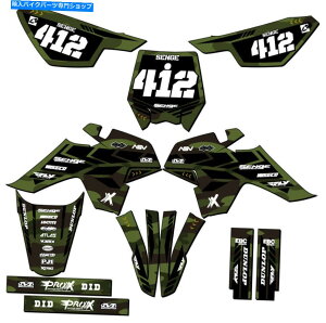 Graphics decal kit SR 125 Apache Green Senge Graphics KitSSRƌ݊ SR 125 APACHE Green Senge Graphics Kit Compatible with SSR