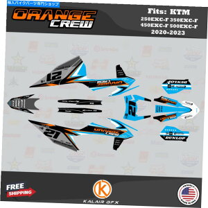 Graphics decal kit KTM 250EXC-F 350EXC-F 450EXC-F 500EXC-F 2020-23 OG CREW-CYANp̃OtBbNLbg Graphics Kit for KTM 250EXC-F 350EXC-F 450EXC-F 500EXC-F 2020-23 OG Crew-Cyan