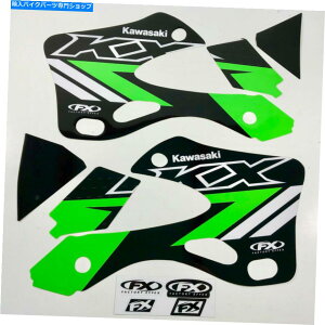 Graphics decal kit t@Ng[GtFbNXXebJ[Lbg͐KX250 1999 2000 2001 2002ɓK܂ FACTORY EFFEX Sticker Kit Fits Kawasaki KX250 1999 2000 2001 2002
