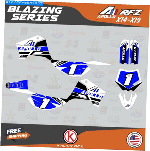 Graphics decal kit �A�|��RFZ�̃O���t�B�b�N�L�b�gX4 X5 X6�AX14?X19 Blazing- Blue Graphics Kit for Apollo RFZ X4 X5 X6, X14 to X19 Blazing- Blue�y���s�A���i�z