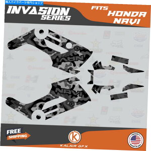 Graphics decal kit z_ir̃OtBbNLbgi2016-2022jNX[N Graphics Kit for HONDA NAVI (2016-2022) Invasion-Smoke