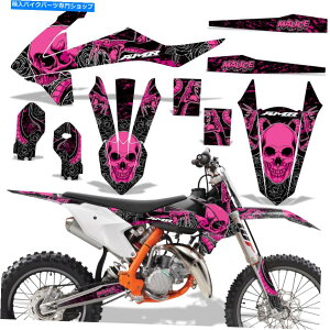 Graphics decal kit �_�[�g�o�C�N�O���t�B�b�N�X�e�b�J�[�L�b�gMX�f�J�[�����b�vKTM 85 SX 18-20�}���X�s���N Dirt Bike Graphic Sticker Kit MX Decal Wrap For KTM 85 SX 18-20 MALICE PINK�y���s�A���i�z