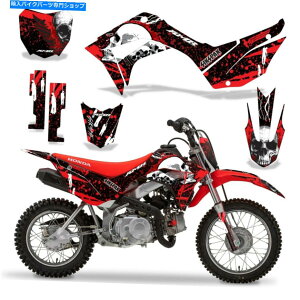 Graphics decal kit �z���_CRF110F�_�[�g�o�C�N�O���t�B�b�N�X�e�b�J�[�L�b�g�f�J�[�����b�vMX 19-20 SIKSPAK RED Honda CRF110F Dirt Bike Graphic Sticker Kit Decal Wrap MX 19-20 SIKSPAK RED�y���s�A���i�z