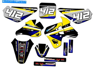 Graphics decal kit 2000 RM 80�T�[�W�C�G���[�Z���Q�O���t�B�b�N�X�L�b�g�X�Y�L�ƌ݊��� 2000 RM 80 SURGE Yellow Senge Graphics Kit Compatible with Suzuki�y���s�A���i�z