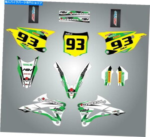 Graphics decal kit 2014 Kawasaki KX 100JX^OtBbNXLbgXg[X^C̃XebJ[fJ[ 2014 Kawasaki KX 100 custom graphics kit Storm Style stickers decals