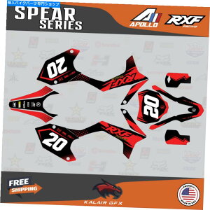 Graphics decal kit Apollo rxf Freeride 150 190 SpearV[ỸOtBbNLbg -  Graphics Kit for Apollo RXF Freeride 150 190 Spear Series- Red