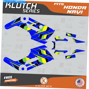 Graphics decal kit z_Eir̃OtBbNLbgi2016-2022jKlutch-Blue Graphics Kit for HONDA NAVI (2016-2022) KLUTCH-blue