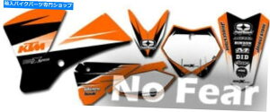 Graphics decal kit 2004-2011 KTM SX 85OtBbNXJ[fR[XebJ[|Ȃ 2004 - 2011 KTM SX 85 graphics kit decals deco stickers No Fear