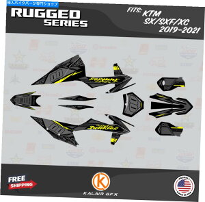 Graphics decal kit �O���t�B�b�N�L�b�gfor/fitsktm sx sxf xc125 250 450 2019 2020 2021���ȉ��F Graphics Kit for/fitsKTM SX SXF XC125 250 450 2019 2020 2021 Rugged Yellow�y���s�A���i�z