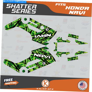 Graphics decal kit z_Eir̃OtBbNLbgi2016-2022j -  Graphics Kit for HONDA NAVI (2016-2022) Shatter- Green
