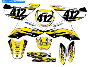 Graphics decal kit ׂĂ̔Njr 80xCG[ZQOtBbNXLbgXYLƌ݊ All Years JR 80 VELOCITY Yellow Senge Graphics Kit Compatible with Suzuki