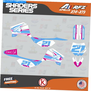 Graphics decal kit �A�|��RFZ X4 X5 X6�AX14?X19�V�F�[�_�[�̃O���t�B�b�N�L�b�g - �}�[���^ Graphics Kit for Apollo RFZ X4 X5 X6, X14 to X19 Shaders- Magenta�y���s�A���i�z