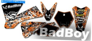 Graphics decal kit 2004- 2011 KTM SX 85OtBbNXJ[fR[XebJ[obh{[C 2004 - 2011 KTM SX 85 graphics kit decals deco stickers Bad Boy