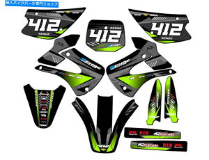 Graphics decal kit 2001-2013 W/ UFO�t�F���_�[KX 100 Surge Black Senge Graphics Kit�݊���... 2001-2013 w/ UFO FENDERS KX 100 SURGE Black Senge Graphics Kit Compatible wit...�y���s�A���i�z