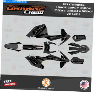 Graphics decal kit KTM 150/250/300XC-W250/350/500EXC-F 2017-19 OG-CREW- GRAYp̃OtBbNLbg Graphics Kit for KTM 150/250/300XC-W & 250/350/500EXC-F 2017-19 OG-Crew- Gray