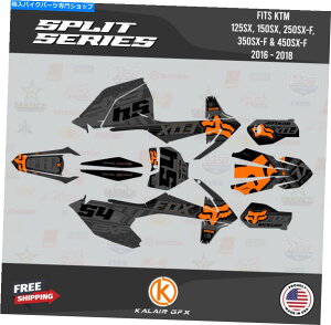 Graphics decal kit KTM 125SX�̃O���t�B�b�N�L�b�g150SX 250SX-F 350SX-F 450SX-F�i2016-2018�j�X�v���b�gOggry Graphics Kit for KTM 125SX 150SX 250SX-F 350SX-F 450SX-F (2016-2018) Split OgGry�y���s�A���i�z