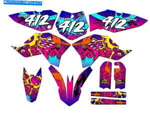 Graphics decal kit 2009-2015 SX 65 Zany Pink Senge Graphics KitKTMƌ݊ 2009-2015 SX 65 ZANY Pink Senge Graphics Kit Compatible with KTM