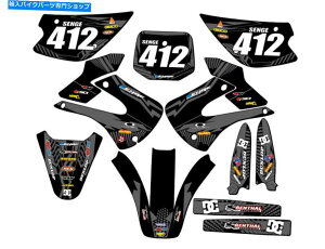 Graphics decal kit 2001-2013 W/ UFO�t�F���_�[KX 85 Mayhem Black Senge Graphics Kit�݊���... 2001-2013 w/ UFO FENDERS KX 85 MAYHEM Black Senge Graphics Kit Compatible wit...�y���s�A���i�z