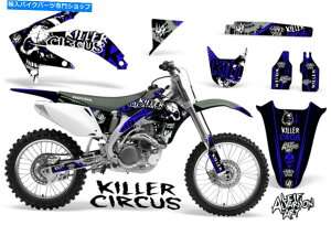 Graphics decal kit z_CRF 450R_[goCNOtBbNXebJ[LbgfJ[bvMX 2005-2008T[JXu[ Honda CRF 450R Dirt Bike Graphic Sticker Kit Decal Wrap MX 2005-2008 CIRCUS BLUE