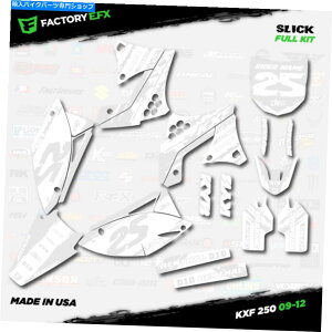 Graphics decal kit zCgAEgXbN[VOOtBbNXLbg09-12JTLKXF250XebJ[KXF 250ɓK܂ Whiteout Slick Racing Graphics Kit fits 09-12 Kawasaki Kxf250 Sticker Kxf 250