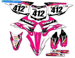Graphics decal kit 2014-2021 KX 100 13tCsNZQOtBbNXLbgƌ݊ 2014-2021 KX 100 13 FLY Pink Senge Graphics Kit Compatible with Kawasaki
