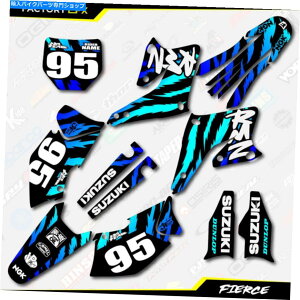 Graphics decal kit ACXu[t@CAX[VOOtBbNXLbgtBbg04-06XYLRMZ250XebJ[RMZ 250 Ice Blue Fierce Racing Graphics Kit fit 04-06 Suzuki RMZ250 Sticker RMZ 250