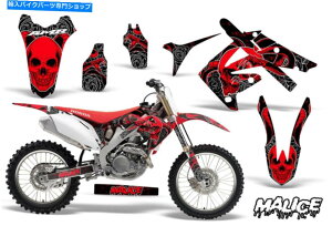 Graphics decal kit z_CRF 450R_[goCNOtBbNXebJ[LbgfJ[bvMX 2009-2012}Xbh Honda CRF 450R Dirt Bike Graphic Sticker Kit Decal Wrap MX 2009-2012 MALICE RED