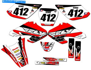 Graphics decal kit 2001-2004 XR 100 13tCbhZQOtBbNXLbgƃz_ƌ݊ 2001-2004 XR 100 13 FLY Red Senge Graphics Kit Compatible with Honda