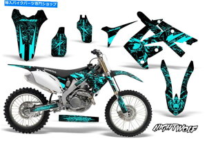 Graphics decal kit �z���_CRF250R�_�[�g�o�C�N�O���t�B�b�N�X�e�b�J�[�L�b�gMX�f�J�[�����b�v2010-2013�i�C�g�E���tM Honda CRF250R Dirt Bike Graphic Sticker Kit MX Decal Wrap 2010-2013 NIGHTWOLF M�y���s�A���i�z