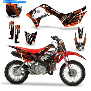 Graphics decal kit �z���_CRF110F�_�[�g�o�C�N�O���t�B�b�N�X�e�b�J�[�L�b�g�f�J�[�����b�vMX 19-20 Sikspak�I�����W Honda CRF110F Dirt Bike Graphic Sticker Kit Decal Wrap MX 19-20 SIKSPAK ORANGE�y���s�A���i�z