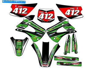 Graphics decal kit 2001-2013 KX 100 Vigor Green Senge Graphics KitƐƌ݊ 2001-2013 KX 100 VIGOR Green Senge Graphics Kit Compatible with Kawasaki