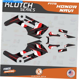 Graphics decal kit ホンダ・ナビのグラフィックキット（2016-2022）Klutch-Red Graphics Kit for HONDA NAVI (2016-2022) KLUTCH-red