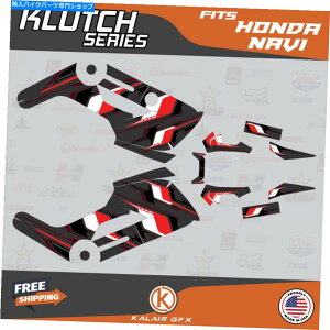 Graphics decal kit z_Eir̃OtBbNLbgi2016-2022jKlutch-Red Graphics Kit for HONDA NAVI (2016-2022) KLUTCH-red