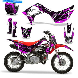 Graphics decal kit �z���_CRF110F�_�[�g�o�C�N�O���t�B�b�N�X�e�b�J�[�L�b�g�f�J�[�����b�vMX 19-20 Sikspak�s���N Honda CRF110F Dirt Bike Graphic Sticker Kit Decal Wrap MX 19-20 SIKSPAK PINK�y���s�A���i�z