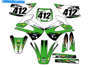 Graphics decal kit 2001-2013 W/ UFOtF_[kx 100xO[ZQOtBbNLbg݊... 2001-2013 w/ UFO FENDERS KX 100 VELOCITY Green Senge Graphics Kit Compatible ...