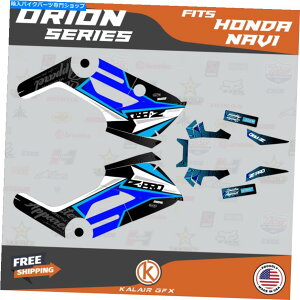 Graphics decal kit z_Eir̃OtBbNLbgi2016-2022jOrion-Blue Graphics Kit for HONDA NAVI (2016-2022) ORION-blue