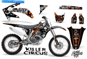 Graphics decal kit z_CRF 450R_[goCNOtBbNXebJ[LbgfJ[bvMX 2005-2008T[JXIO Honda CRF 450R Dirt Bike Graphic Sticker Kit Decal Wrap MX 2005-2008 CIRCUS ORG