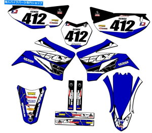 Graphics decal kit 2008-2022 TTR 125 13tCu[ZQOtBbNXLbg}nƌ݊ 2008-2022 TTR 125 13 FLY Blue Senge Graphics Kit Compatible with Yamaha