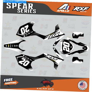 Graphics decal kit Apollo RXF Freeride 150 190 SpearV[ỸOtBbNLbg - ubN Graphics Kit for Apollo RXF Freeride 150 190 Spear Series- Black