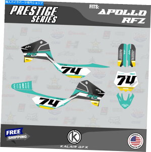 Graphics decal kit �A�|��RFZ X4 X5 X6�AX14?X19�̃O���t�B�b�N�L�b�g Graphics Kit for Apollo RFZ X4 X5 X6, X14 to X19 PRESTIGE-teal�y���s�A���i�z