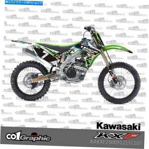 Graphics decal kit OtBbNXfJ[XebJ[KX250F KXF250 2009-2012p̃tLbg GRAPHICS DECALS STICKERS FULL KIT FOR KAWASAKI KX250F KXF250 2009-2012