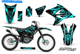 Graphics decal kit ヤマハTTR 230ダートバイクグラフィックステッカーキットデカールMXラップ2005-2017ナイトウルフM Yamaha TTR 230 Dirt Bike Graphic Sticker Kit Decal MX Wrap 2005-2017 NIGHTWOLF M