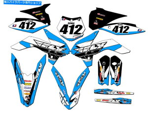 Graphics decal kit 2015-2017 SX 105 13tCXJCu[ZQOtBbNXLbgKTMƌ݊ 2015-2017 SX 105 13 FLY Sky Blue Senge Graphics Kit Compatible with KTM